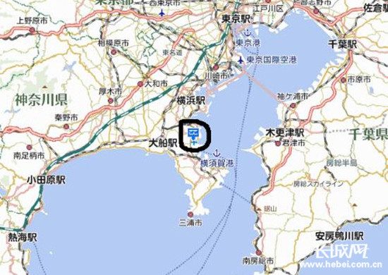 横滨区位示意图